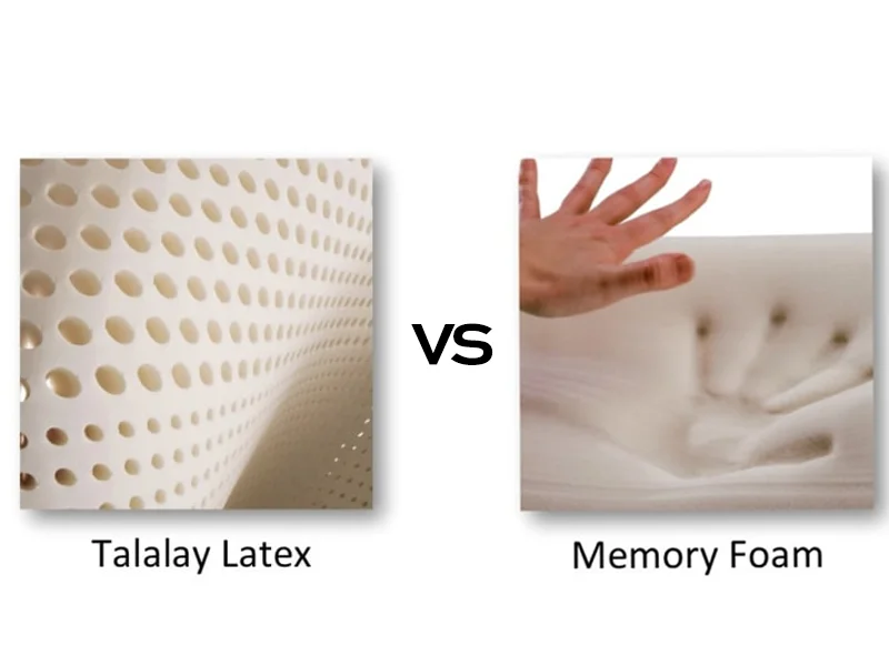 Latex vs Memory Foam Pillows